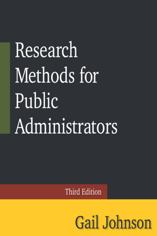 Cover image: Research Methods for Public Administrators 3rd edition 9781138887022