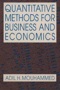 Cover image: Quantitative Methods for Business and Economics 1st edition 9780765604583