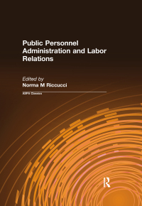 Cover image: Public Personnel Administration and Labor Relations 1st edition 9780765616807