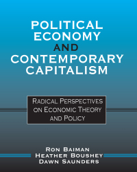 Cover image: Political Economy and Contemporary Capitalism 1st edition 9780765605290