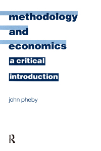 Imagen de portada: Methodology and Economics 1st edition 9780873328517