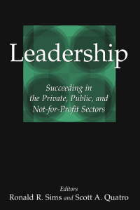 Cover image: Leadership 1st edition 9780765614292