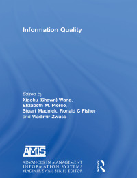 Imagen de portada: Information Quality 1st edition 9780765611338