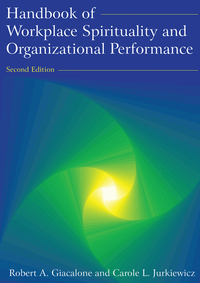Cover image: Handbook of Workplace Spirituality and Organizational Performance 3rd edition 9780765624116