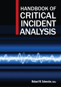 Cover image: Handbook of Critical Incident Analysis 1st edition 9780765627247