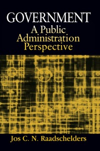 Cover image: Government: A Public Administration Perspective 1st edition 9780765611253