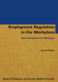 Cover image: Employment Regulation in the Workplace 2nd edition 9780765640802