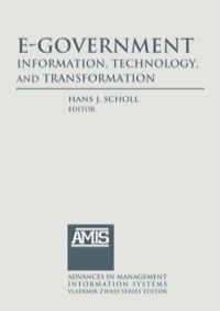 Imagen de portada: E-Government: Information, Technology, and Transformation 1st edition 9780765619891