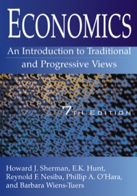 Cover image: Economics: An Introduction to Traditional and Progressive Views 7th edition 9780765616685