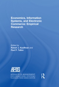 Titelbild: Economics, Information Systems, and Electronic Commerce: Empirical Research 1st edition 9780765615329