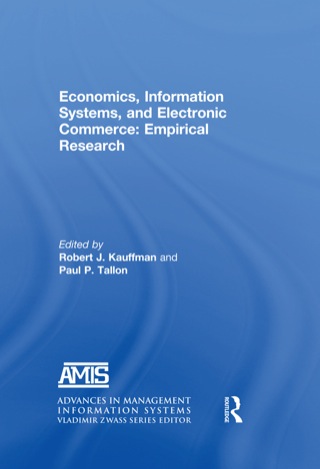 Cover image: Economics, Information Systems, and Electronic Commerce: Empirical Research 1st edition 9780765615329