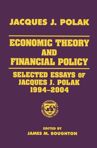 Imagen de portada: Economic Theory and Financial Policy 1st edition 9781463914110