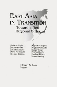 Imagen de portada: East Asia in Transition: 1st edition 9781563245602