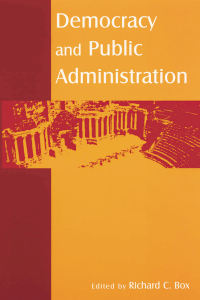 Cover image: Democracy and Public Administration 1st edition 9780765617019