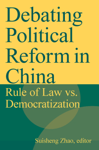 Cover image: Debating Political Reform in China 1st edition 9780765617323
