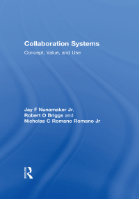 Imagen de portada: Collaboration Systems 1st edition 9780765638458