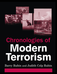 Cover image: Chronologies of Modern Terrorism 1st edition 9780765620477
