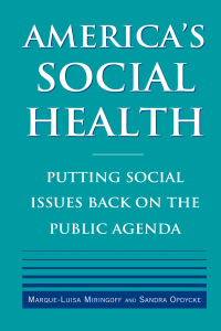 Cover image: America's Social Health 1st edition 9780765616746