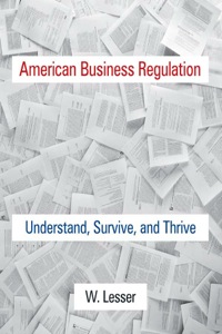 Cover image: American Business Regulation 1st edition 9780765643780