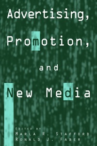 Imagen de portada: Advertising, Promotion, and New Media 1st edition 9780765613158