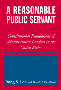 表紙画像: A Reasonable Public Servant 1st edition 9780765616456