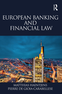 صورة الغلاف: European Banking and Financial Law 1st edition 9781315708515