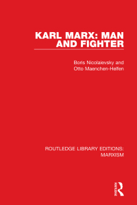 صورة الغلاف: Karl Marx: Man and Fighter 1st edition 9781138892569