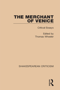 Cover image: The Merchant of Venice 1st edition 9781138887787