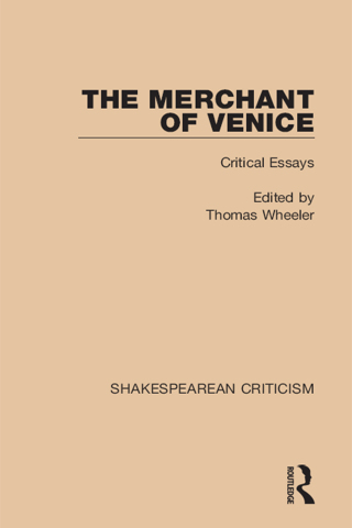 Cover image: The Merchant of Venice 1st edition 9781138854963