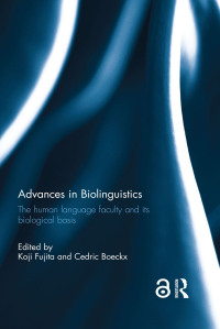 Cover image: Advances in Biolinguistics 1st edition 9781138891722
