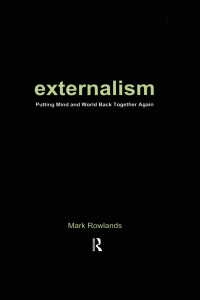 Imagen de portada: Externalism 1st edition 9781902683782