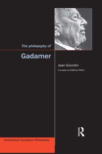 Cover image: The Philosophy of Gadamer 1st edition 9781902683652