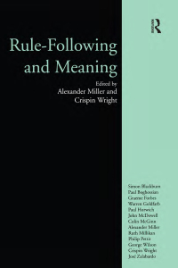 Cover image: Rule-following and Meaning 1st edition 9781902683508