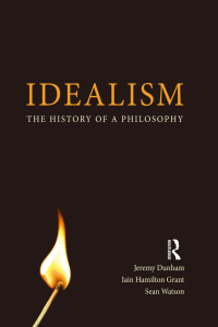 Imagen de portada: Idealism 1st edition 9781844652402