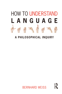 Titelbild: How to Understand Language 1st edition 9781844651962