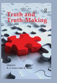 Immagine di copertina: Truth and Truth-making 1st edition 9781844651450