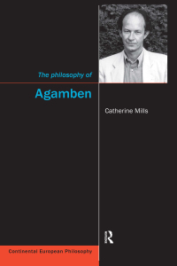 Imagen de portada: The Philosophy of Agamben 1st edition 9781844651320