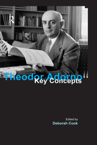 Omslagafbeelding: Theodor Adorno 1st edition 9781844651191