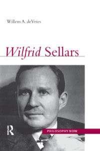 صورة الغلاف: Wilfrid Sellars 1st edition 9781844650385