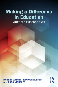 صورة الغلاف: Making a Difference in Education 1st edition 9780415529228