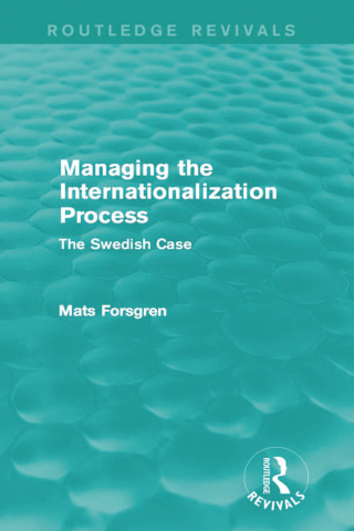 Cover image: Managing the Internationalization Process (Routledge Revivals) 1st edition 9781138889903