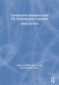 Imagen de portada: Construction Insurance and UK Construction Contracts 3rd edition 9781138888944
