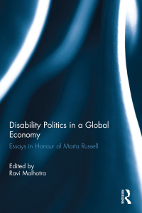 Imagen de portada: Disability Politics in a Global Economy 1st edition 9781138590946