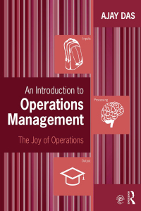 Imagen de portada: An Introduction to Operations Management 1st edition 9780765645821