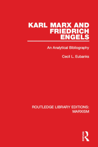 Omslagafbeelding: Karl Marx and Friedrich Engels (RLE Marxism) 1st edition 9781138885547