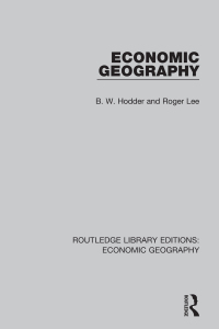 Imagen de portada: Economic Geography 1st edition 9781138885028
