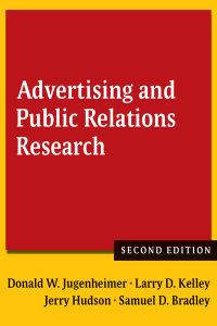 Cover image: Advertising and Public Relations Research 2nd edition 9781138127487