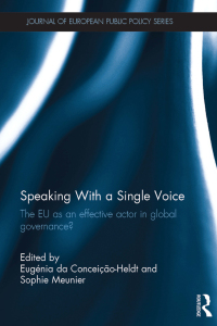 Cover image: Speaking With a Single Voice 1st edition 9781138859470