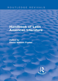 Cover image: Handbook of Latin American Literature (Routledge Revivals) 1st edition 9781138855250