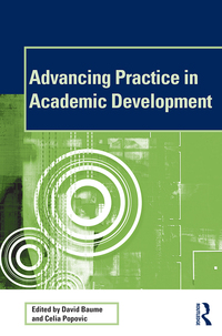 Cover image: Advancing Practice in Academic Development 1st edition 9781138854703